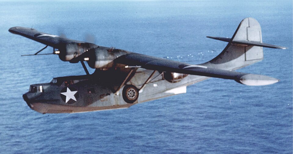 Historic PBY Catalina in flight